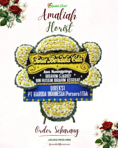 Papan Bunga Duka di Cimahi Utara